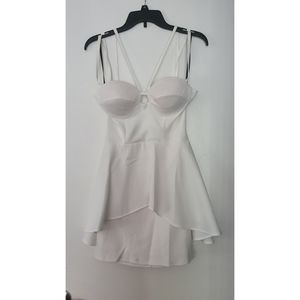 White bebe summer dress